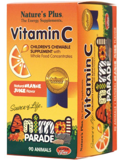 NATURE'S PLUS Animal Parade Vitamin C 90 animals