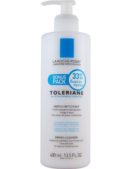 LA ROCHE-POSAY Toleriane Dermo-Nettoyant Bonus Pack 400ml