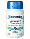 LIFE EXTENSION Optimized Chromium with Crominex 3+ 500mcg, 60 Veg.Caps