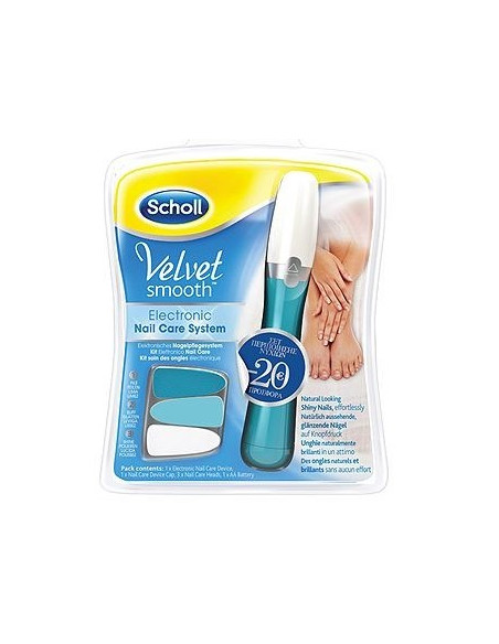 SCHOLL Velvet Smooth Electronic Nail Care System