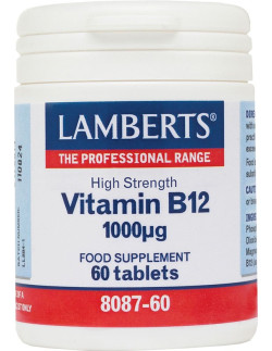LAMBERTS Vitamin Vitamin B12 1000μg 60 Tabs