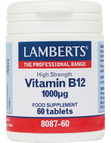 LAMBERTS Vitamin Vitamin B12 1000μg 60 Tabs
