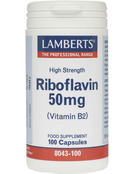 LAMBERTS Vitamin B2 Riboflavin 50mg