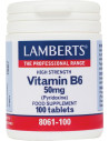 LAMBERTS B-6 50 mg  (Pyridoxine) 100tabs