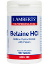 LAMBERTS  Betaine HCI 324mg/Pepsin 5mg 180 tabs