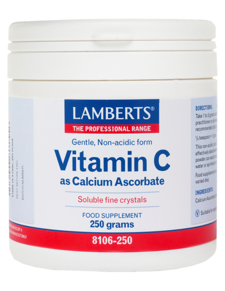 LAMBERTS Vitamin C as Calcium Ascorbate Fine Crystals 250gr