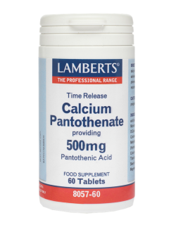 LAMBERTS Calcium Pantothenate 500mg 60 Tabs