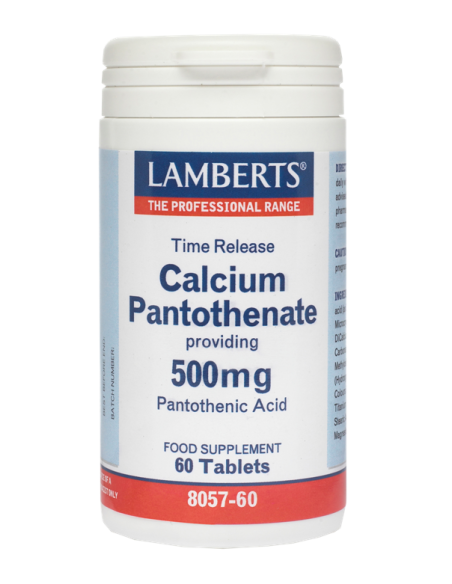 LAMBERTS Calcium Pantothenate 500mg 60 Tabs