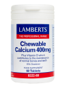 LAMBERTS Chewable Calcium 400mg 60 Tabs