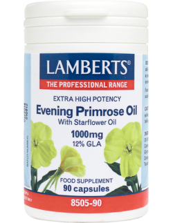 LAMBERTS Evening Primrose Oil with Starflower Oil 1000mg 12% GLA 90 Caps