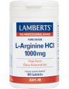 LAMBERTS L-Arginine HCL 1000mg 90 Tabs