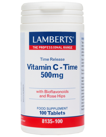 LAMBERTS Vitamin C-Time 500mg 100 Tabs