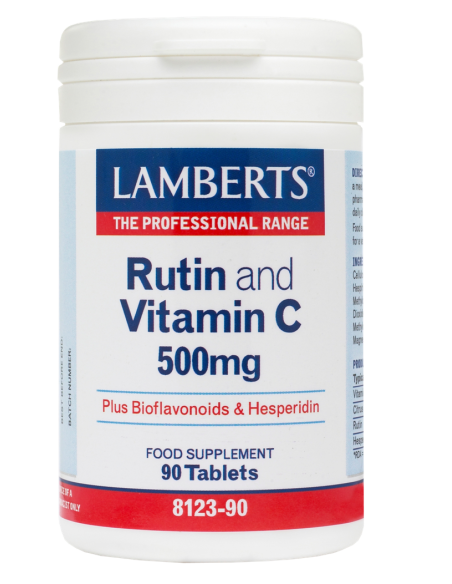 LAMBERTS Rutin and Vitamin C 500mg 90 tabs