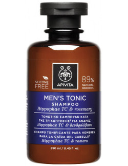 APIVITA HOLISTIC HAIR CARE MEN'S TONIC Shampoo Hippophae TC & Rosemary 250ml