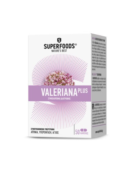 SUPERFOODS VALERIANA Plus 50 Caps
